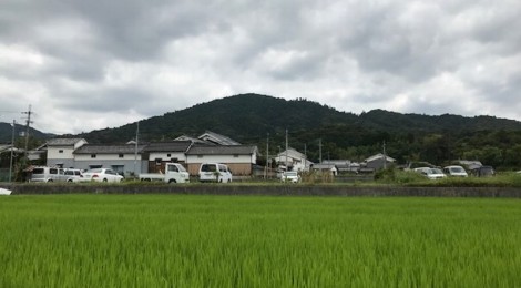 8月の三輪山