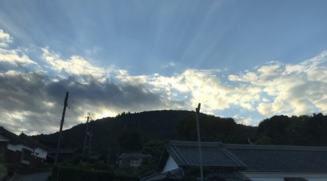 11月の三輪山