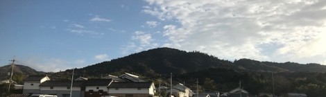 12月の三輪山