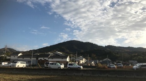 12月の三輪山