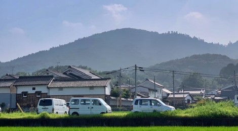 8月の三輪山